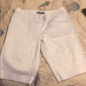 White Bermuda shorts
